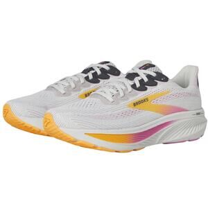 Brooks Womens Ghost 17 Running Sneakers US 8 XW EU 39 White Multi Athletic NIB